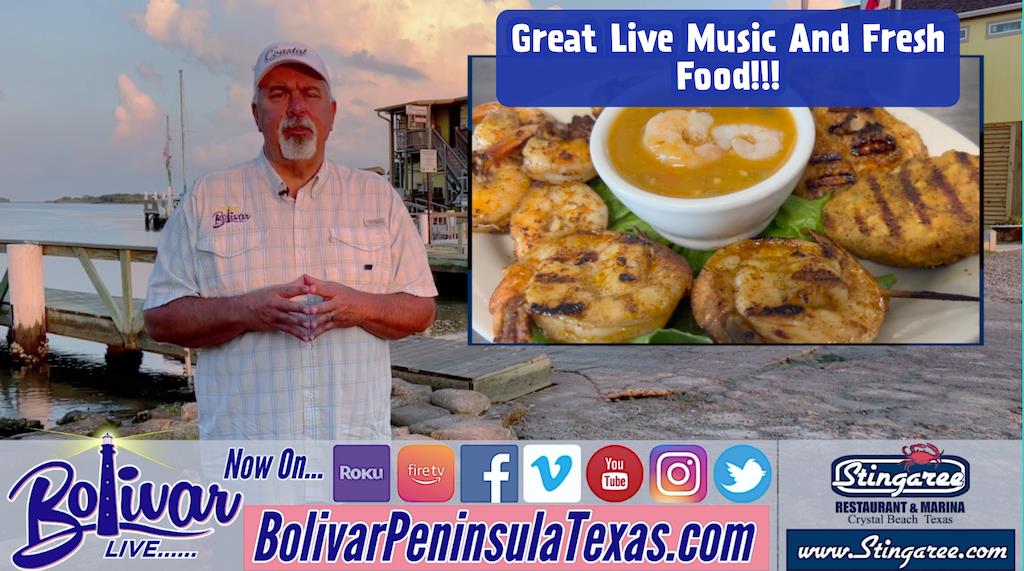 Stingaree Restaurant, Crystal Beach, Texas A Dining Destination.