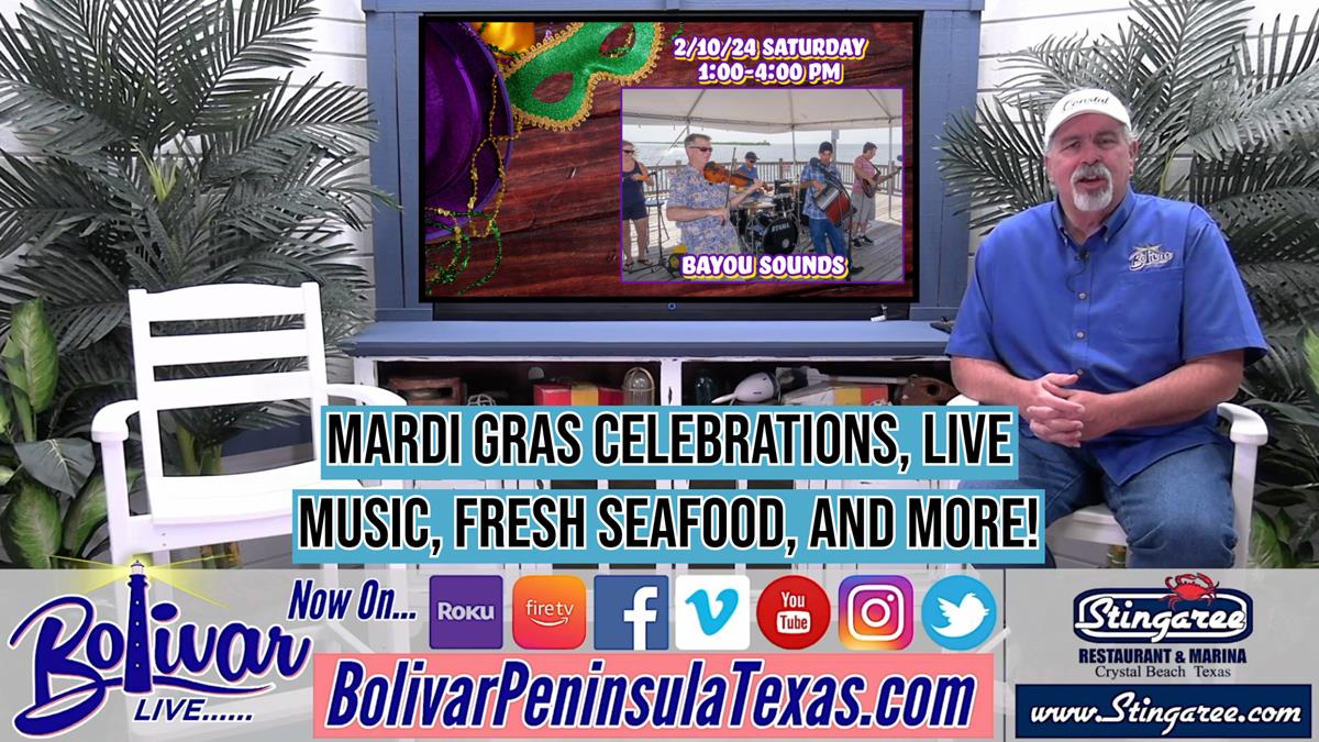 Stingaree Restaurant: Your Mardi Gras Headquarters With Live Music On Bolivar Peninsula!