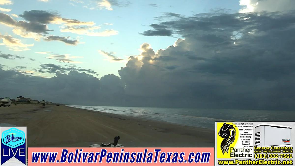 Storms Building Along Bolivar Peninsula, and Eyes On The Gulf.