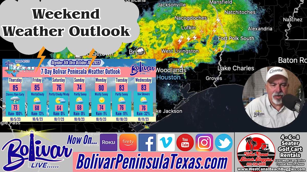 Storms North Of Houston This Morning Usher In Fall On The Upper Texas Coast.