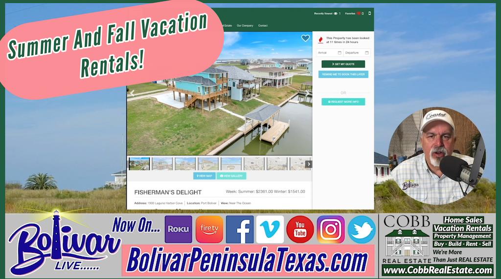 Summer And Fall Vacation Rentals At Cobb Real Estate.