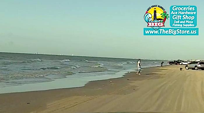 Sunday Sunny Skies and Social Distancing Beachfront In Crystal Beach, Texas