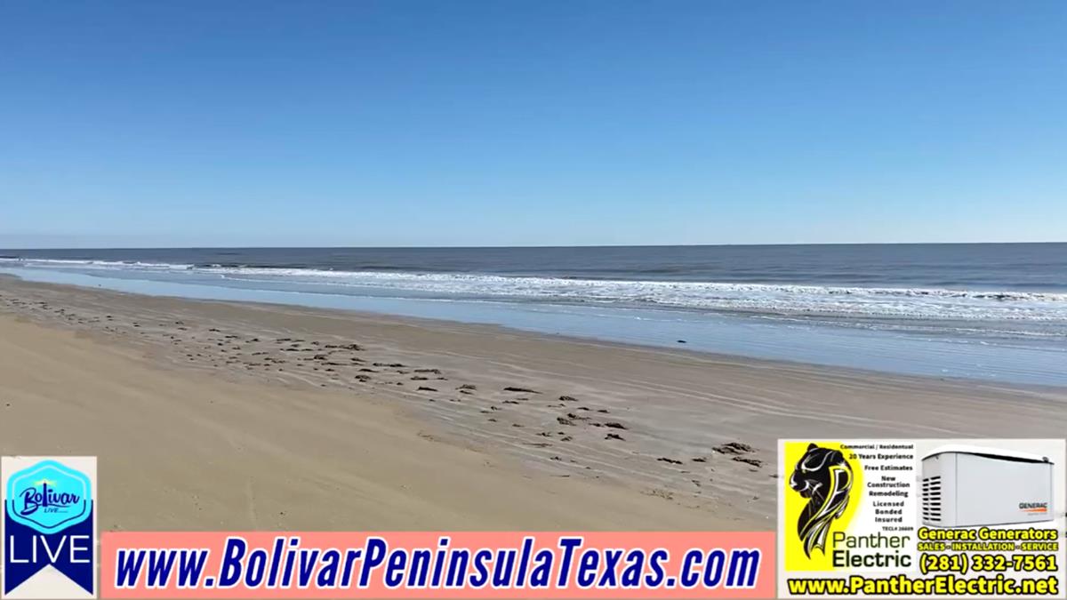 Sunny Skies Beachfront In Crystal Beach, Texas.