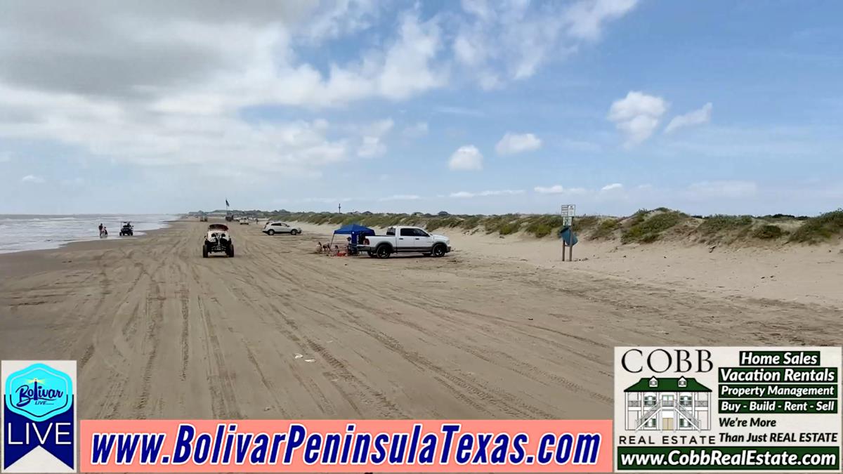 Sunny Skies Beachfront In Crystal Beach, Texas.