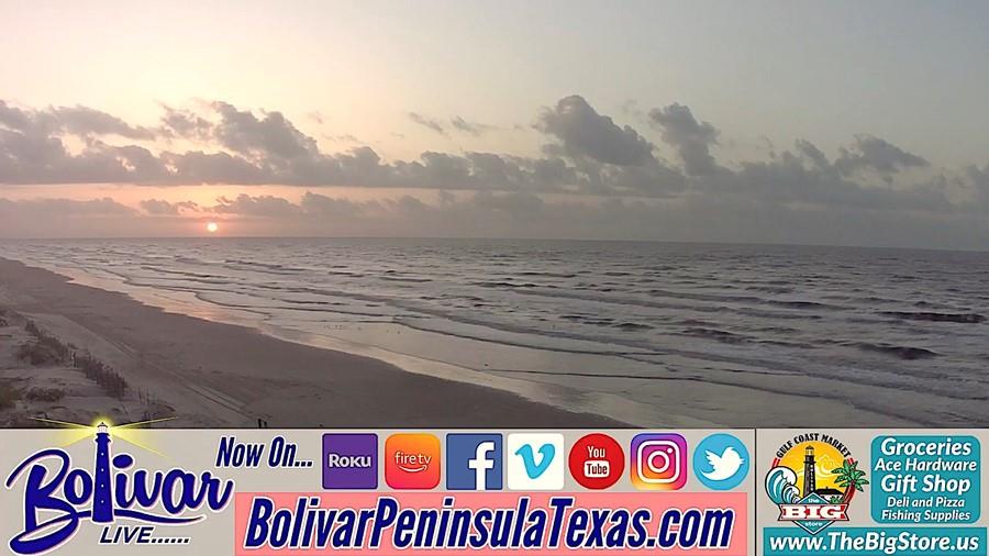 Sunrise, and Grand Opening In Crystal Beach, Texas