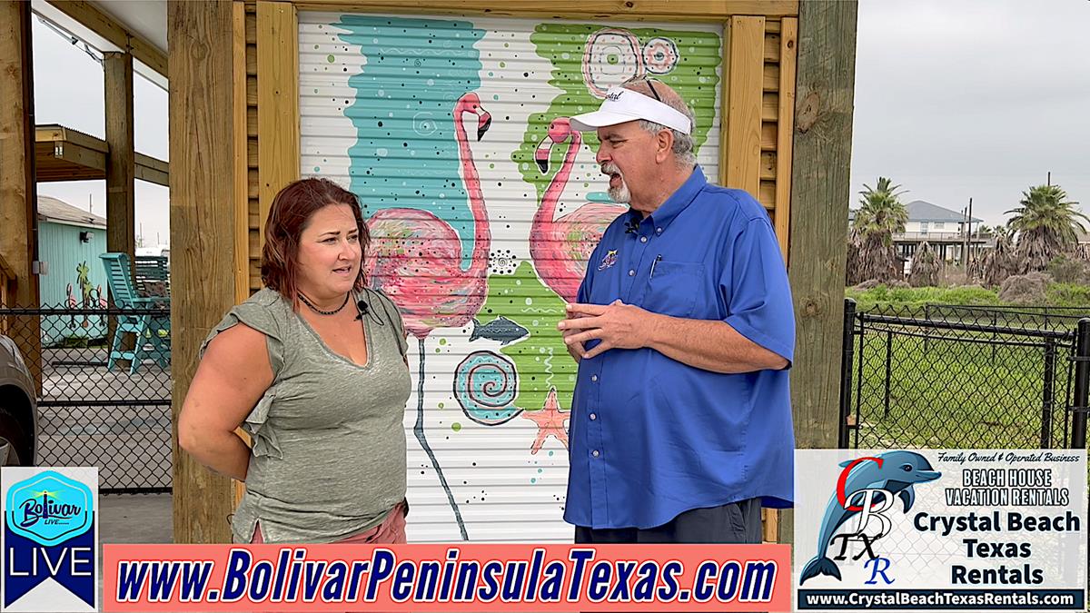 Team Bolivar Peninsula Welcomes GK Designs To Bolivar Peninsula Tourism and Visitors Center.