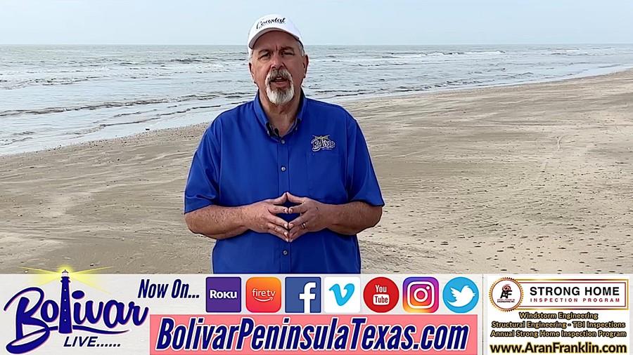 Texas Beach Spring Break On Bolivar Peninsula.