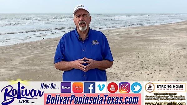 Texas Beach Spring Break On Bolivar Peninsula.