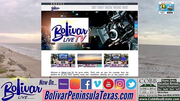 Texas Beach Vacation Shows, On Bolivar Live TV.