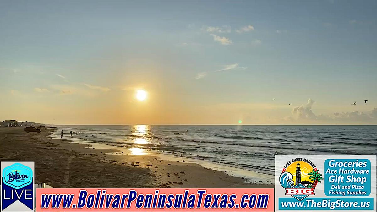 Texas Coastal Sunrise and Grace Heads For Gulf.