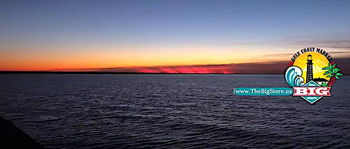 Texas Sunrise On The Upper Texas Coast From Fort Travis On Bolivar Peninsula