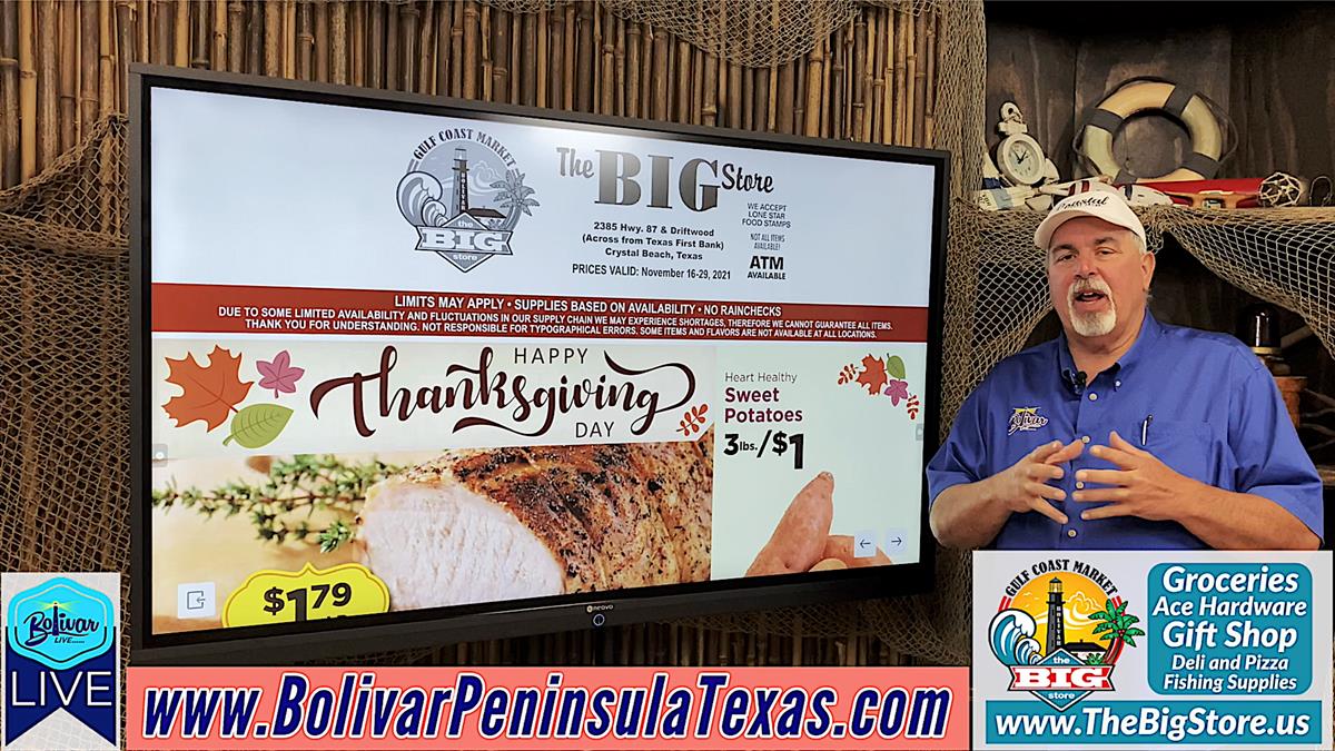 Thanksgiving Week Sales Ad, At The Big Store.