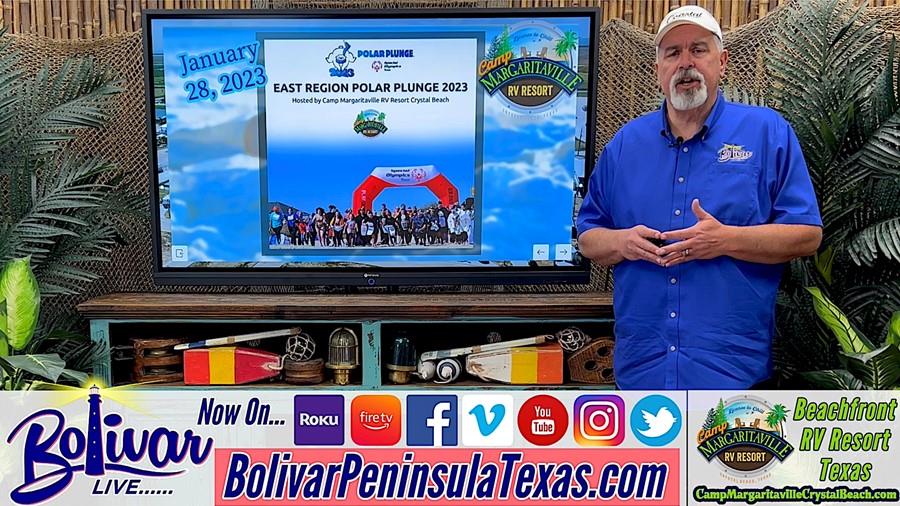 The 2023 Polar Plunge, This Weekend At, Camp Margaritaville.