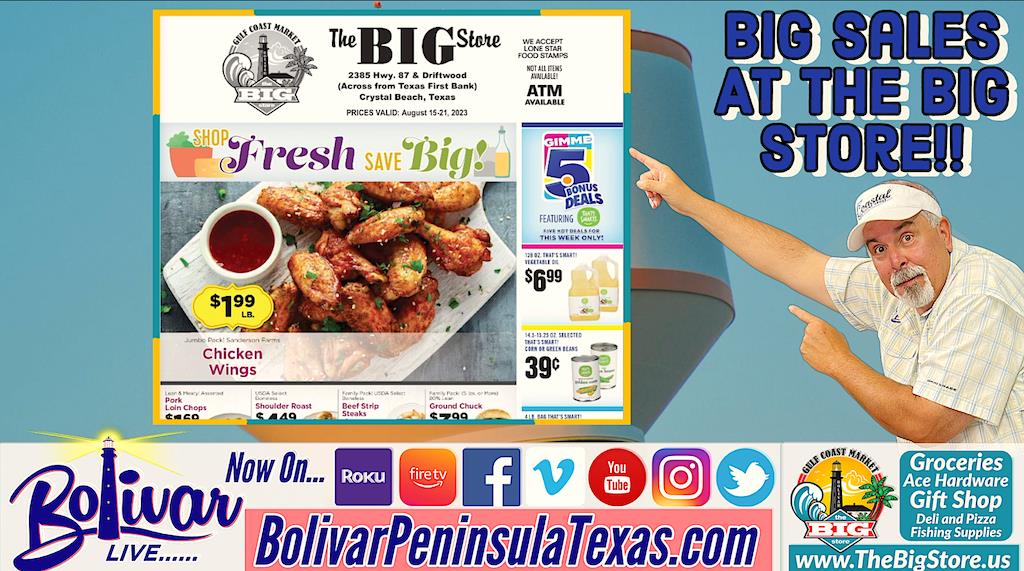 The Big Store HOT Sales Ad, August 15th.