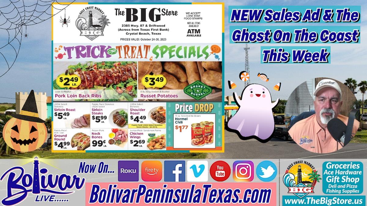 The Big Store Sales Ad, Starting Today, October 24th.