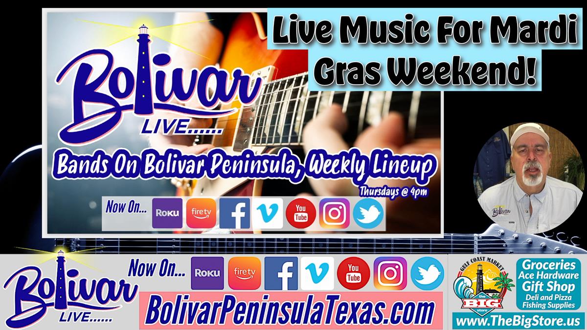 The Live Music Line-Up For Mardi Gras Weekend!