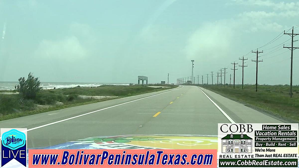 The Texas Coast On Bolivar Peninsula, The View.
