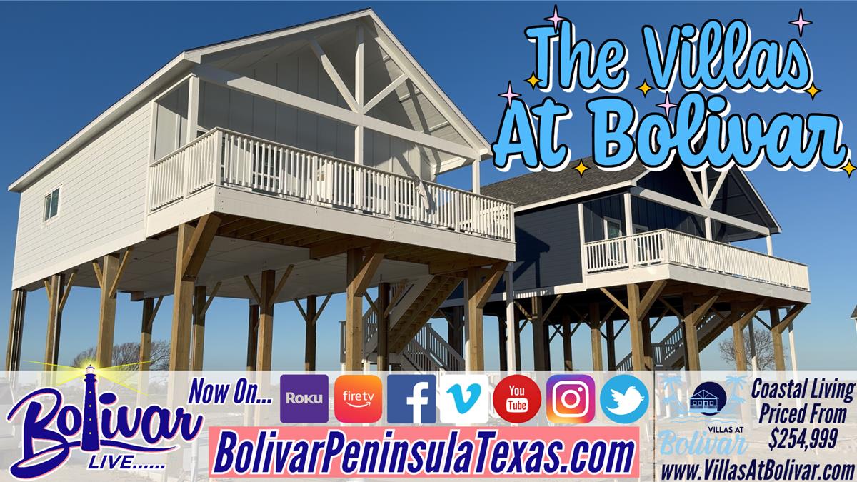 The Villas At Bolivar Here In Crystal Beach, Texas!