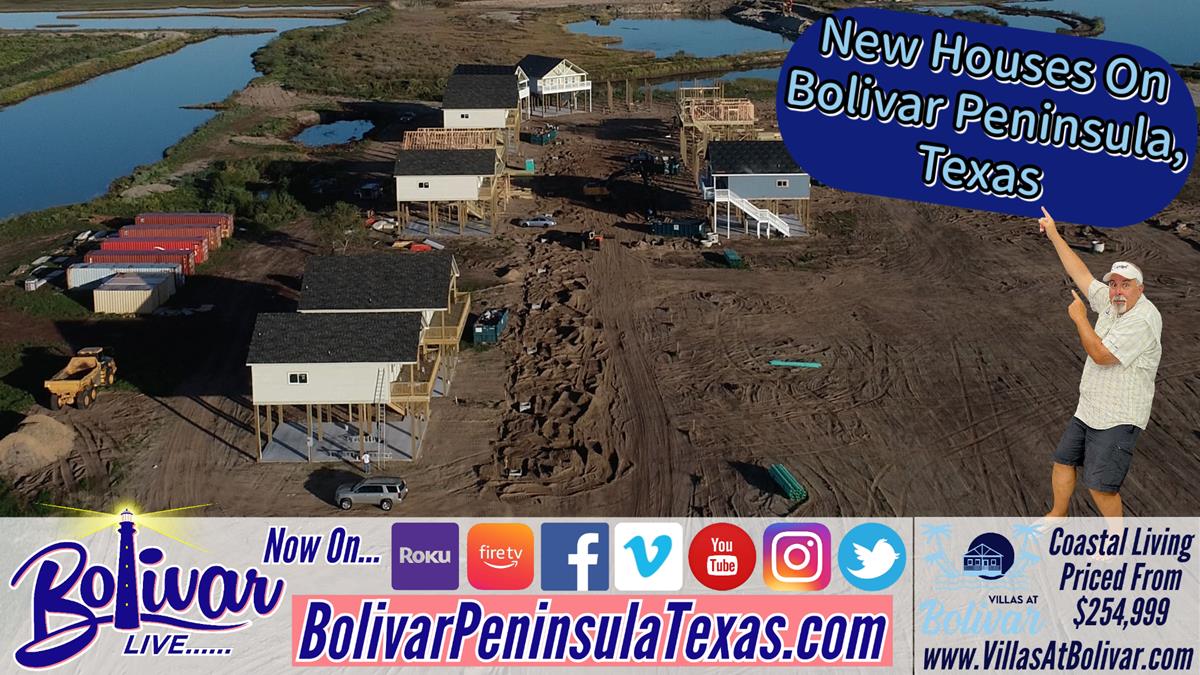 The Villas At Bolivar, New Homes Going Up On The Upper Texas Coast.