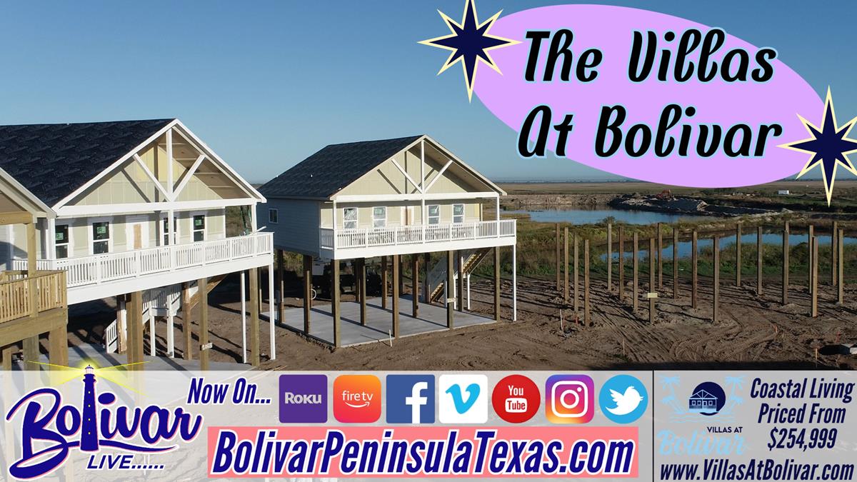 The Villas at Bolivar On Crystal Beach, Texas.