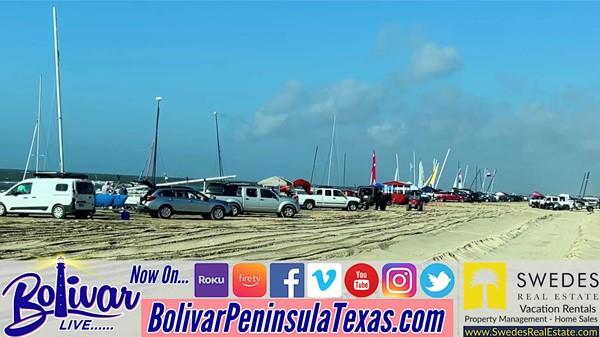 They're Getting Ready For The 9th Annual Bolivar Rig Run, Sailboat Races In Crystal Beach, Texas.