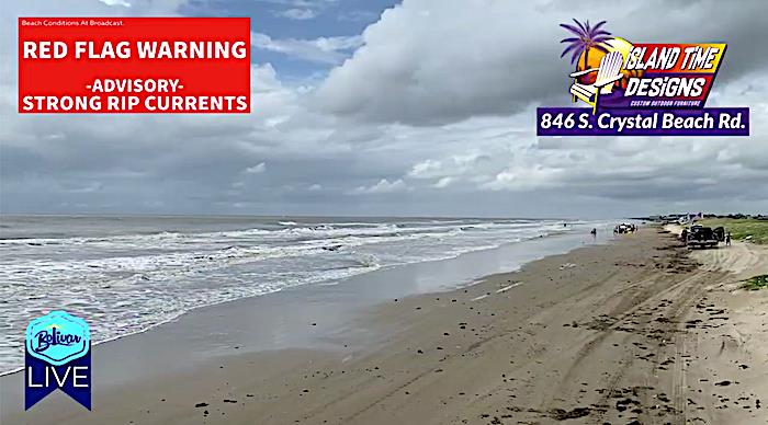 Tropical Storm Hanna Holding Tides Higher Than Normal On Bolivar Peninsula