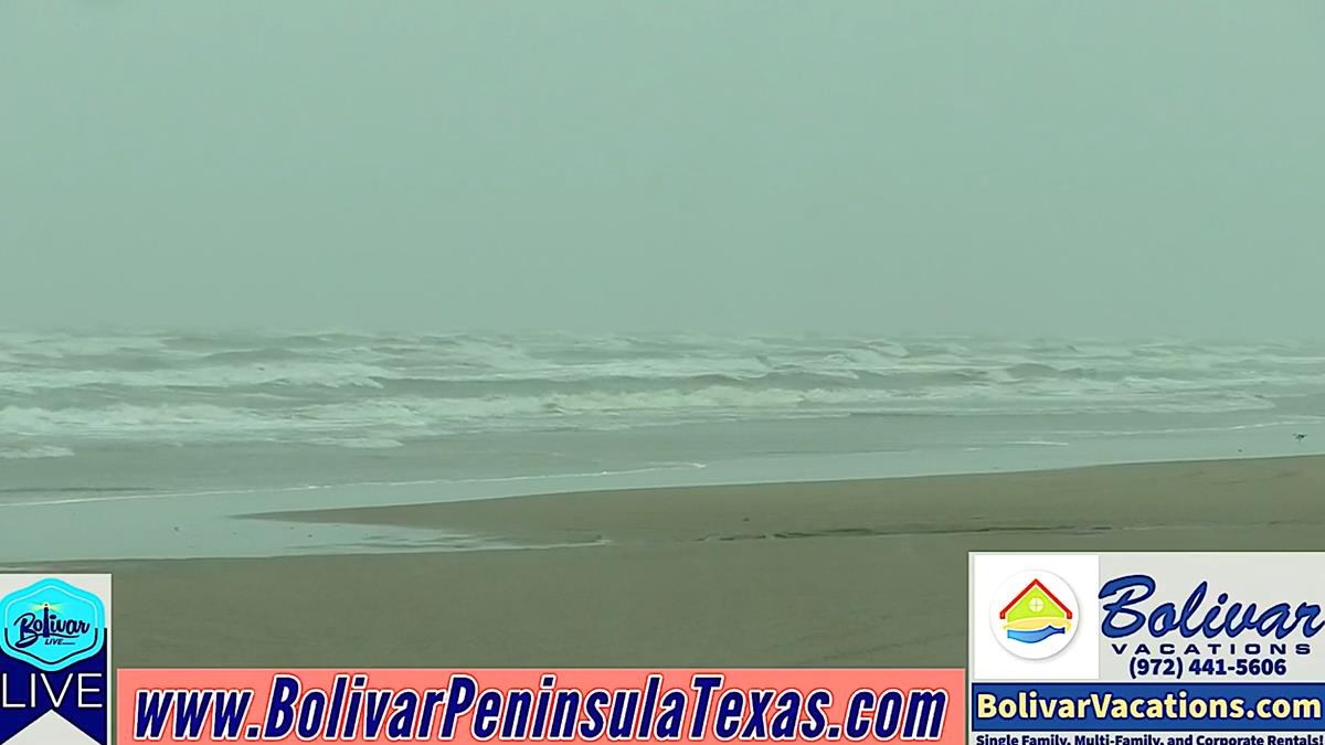 Tropical Storm Nicholas, Showing Signs On Bolivar Peninsula.