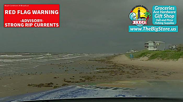 Tropical Weather, Clue # 1 And A Beachfront View In Crystal Beach, Texas.