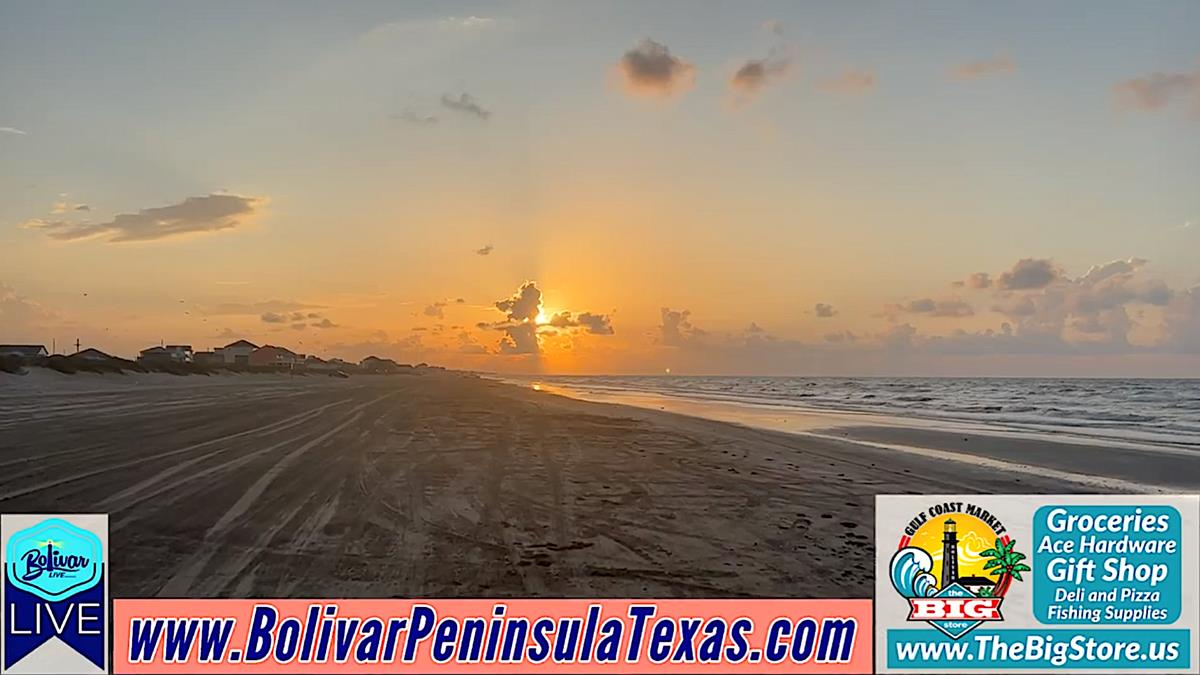 Tuesday Morning View, Beachfront, Bolivar Peninsula.