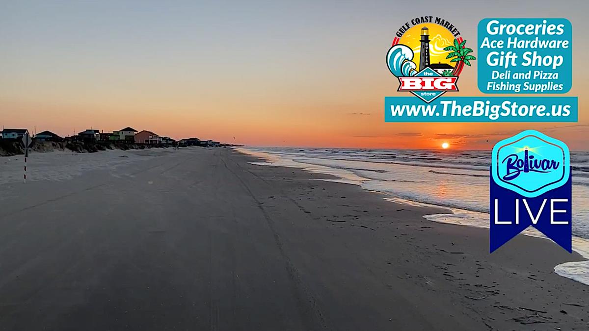 Twilight Morning View Beachfront, Crystal Beach, Texas