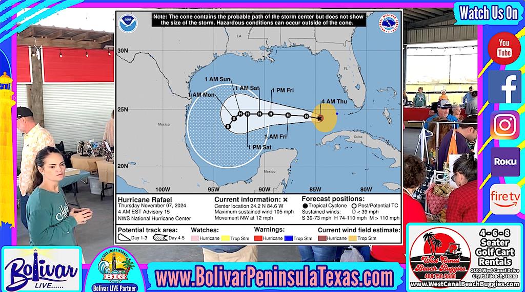 Weather Outlook, Tropics, And Thanks Giving Weekend Family Fun On Bolivar Peninsula.