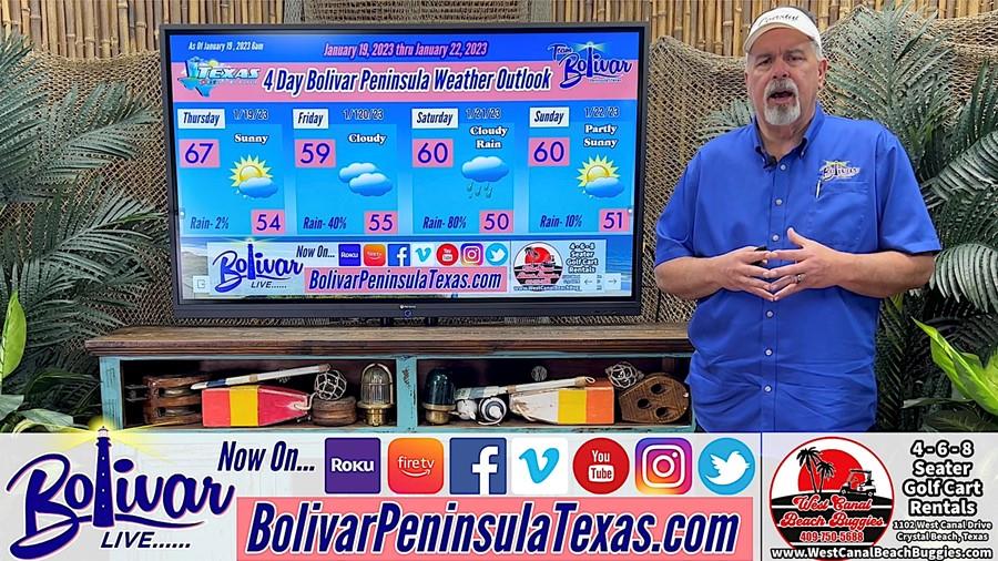 Weekend Weather Outlook, On Bolivar Peninsula With Bolivar Live.