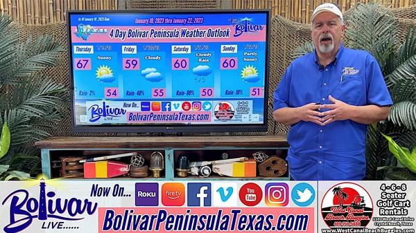 Weekend Weather Outlook, On Bolivar Peninsula With Bolivar Live.