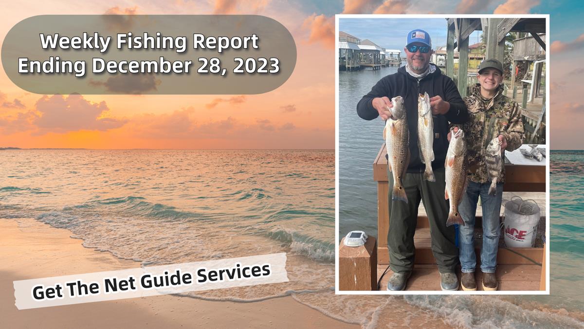 Weekly fishing report ending December 28, 2023.