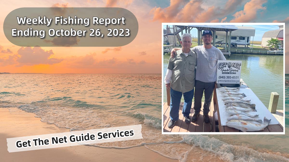 Weekly fishing report ending October 26, 2023.