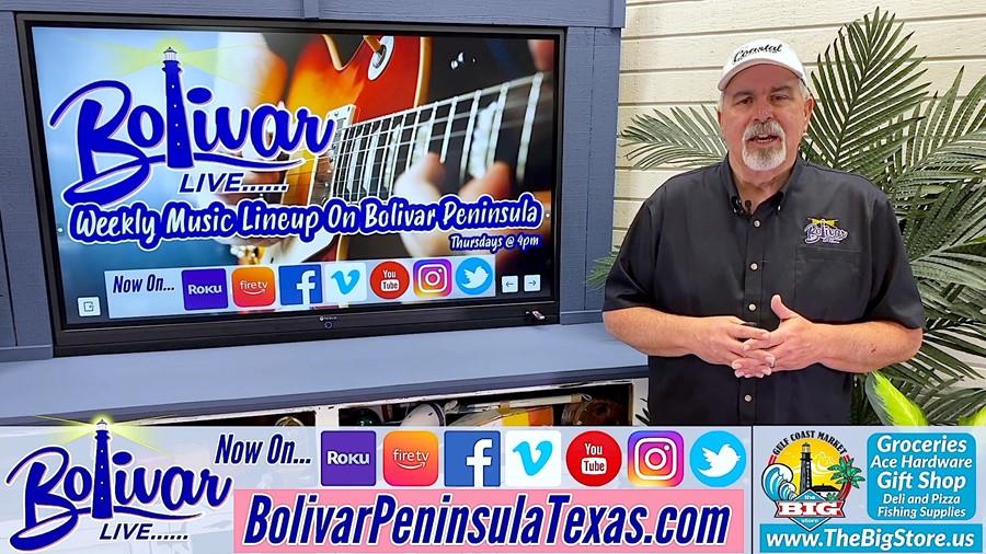 Weekly Live Music Lineup On Bolivar Peninsula In Crystal Beach, Texas.