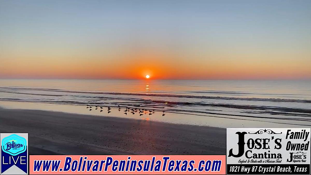 Welcome To Our Painted Sky Sunrise In Crystal Beach, Texas.