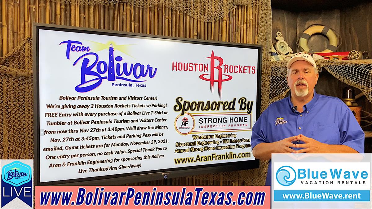 We're Giving Away 2 Houston Rockets Game Tickets At Bolivar Tourism