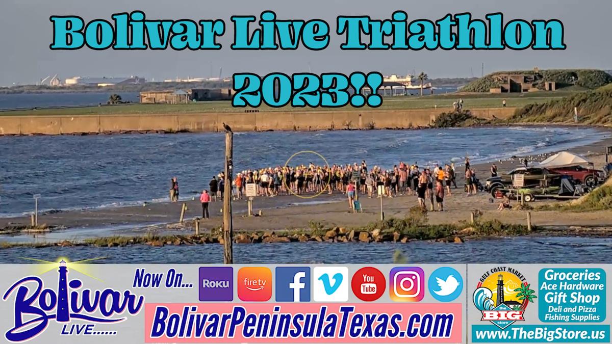 We're LIVE at the 3rd Annual, Bolivar Live Triathlon From Historic Fort Travis.
