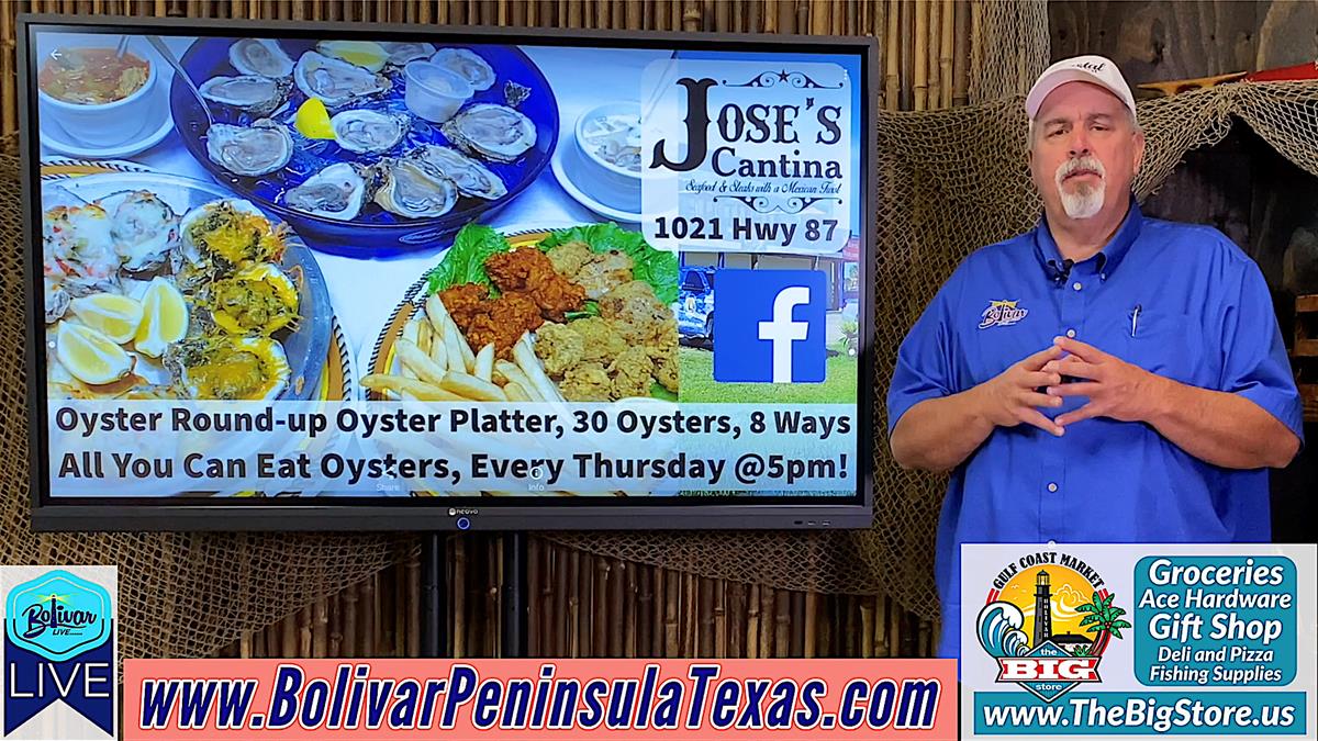 We're Talking Oyster Round-Up and All You Can Eat At Jose's.