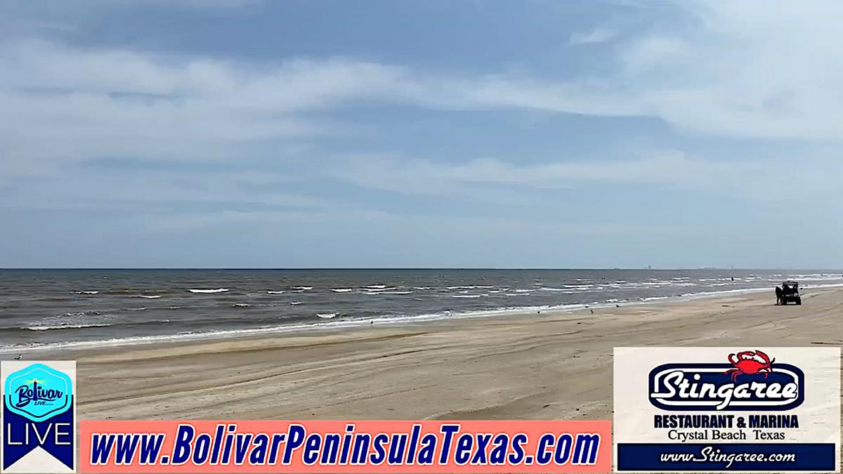 Wind Down The Summer Beachfront, In Crystal Beach, Texas.