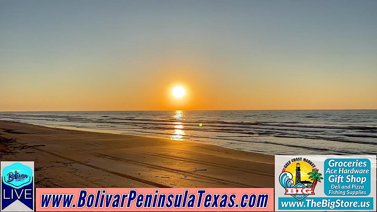 Winding Up For Columbus Day Weekend Beachfront On Bolivar Peninsula.