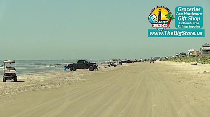 Winding Up For Memorial Day Weekend 2020 Beachfront, In Crystal Beach, Texas.