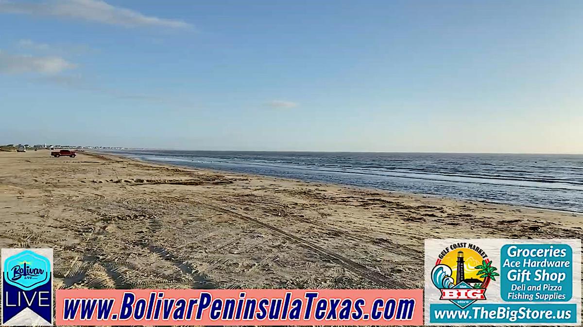 Winding Up For New Year's Eve Beachfront On Bolivar Peninsula.