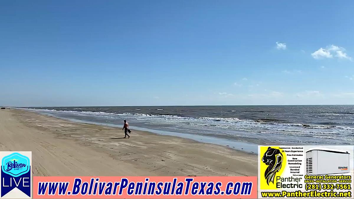 Your Daily Drive To The Beach, On Bolivar Peninsula.