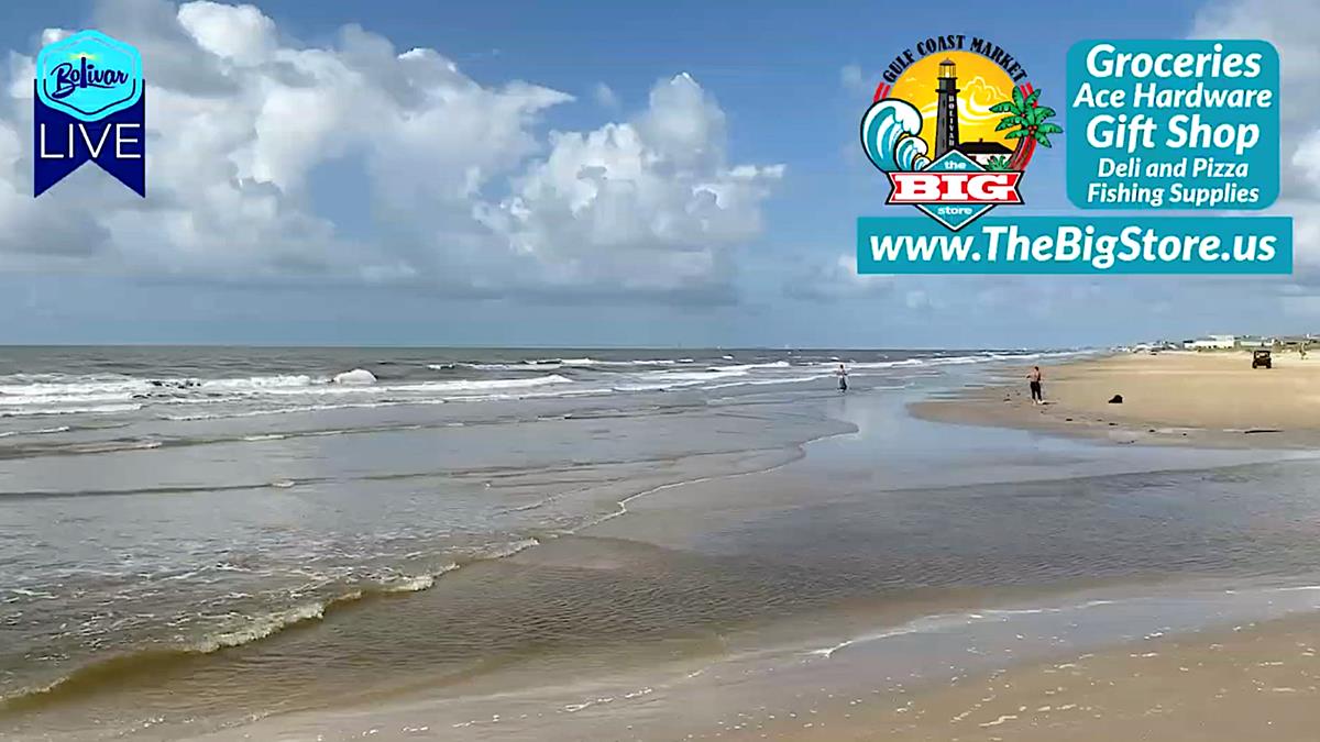 Your Thursday Morning Beachfront View With Bolivar LIVE.