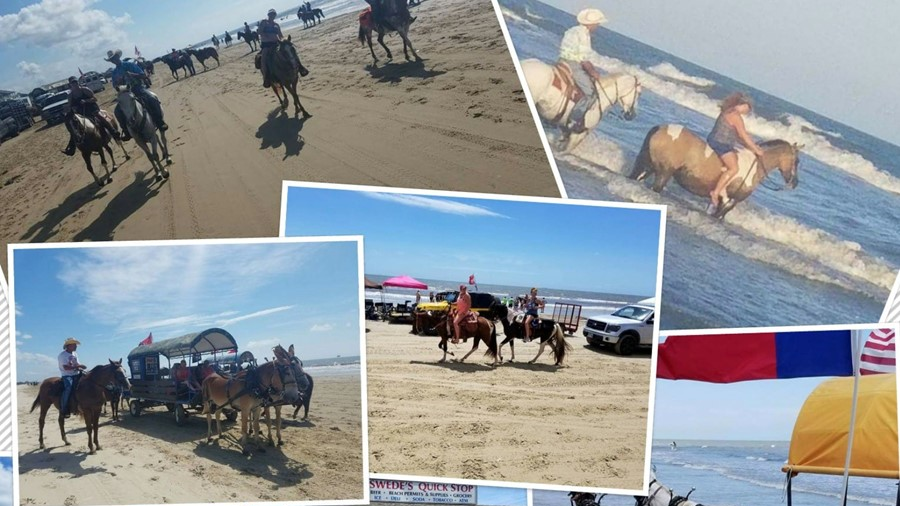 Annual End of Summer Beach Party Trail-ride  2018.