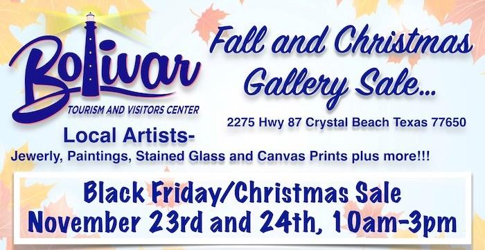 Black Friday and Christmas Art Gallery Sale