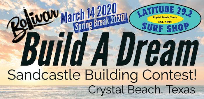 Bolivar Build A Dream, Sandcastle Building Contest.