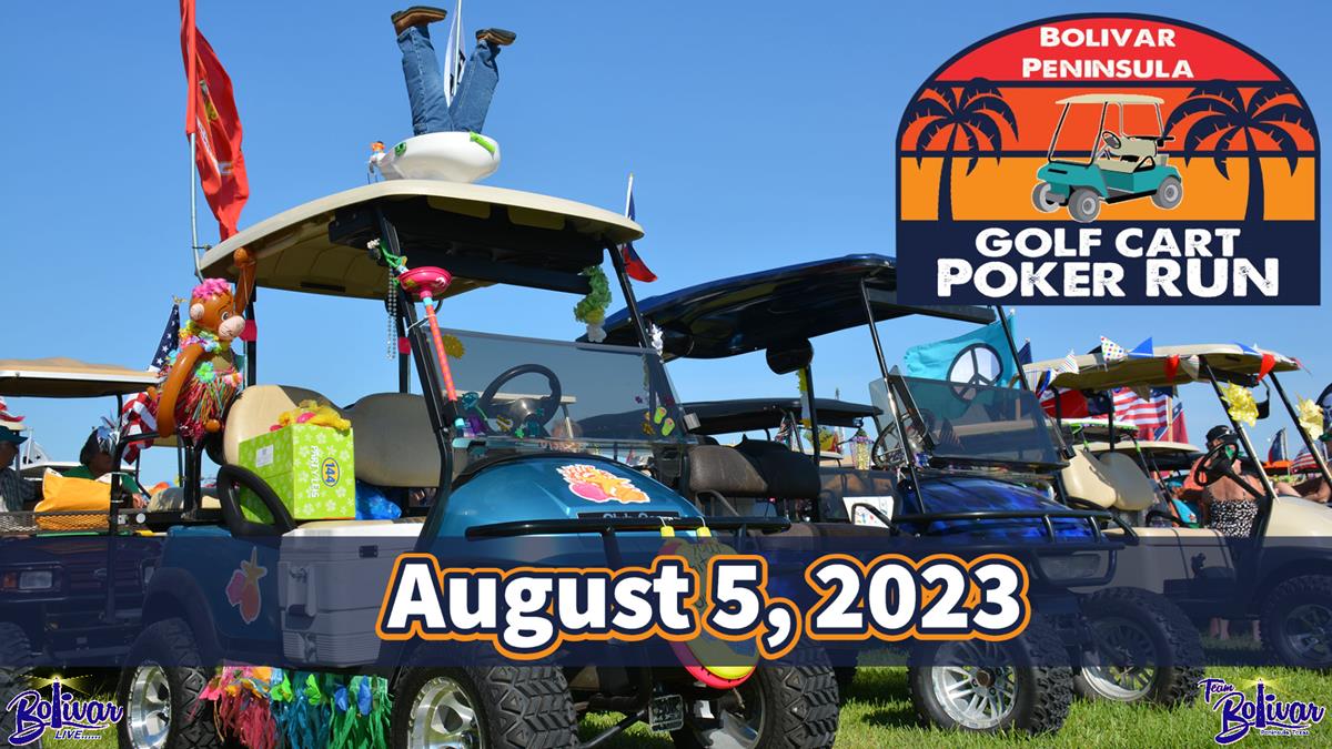 Bolivar Peninsula Golf Cart Poker Run